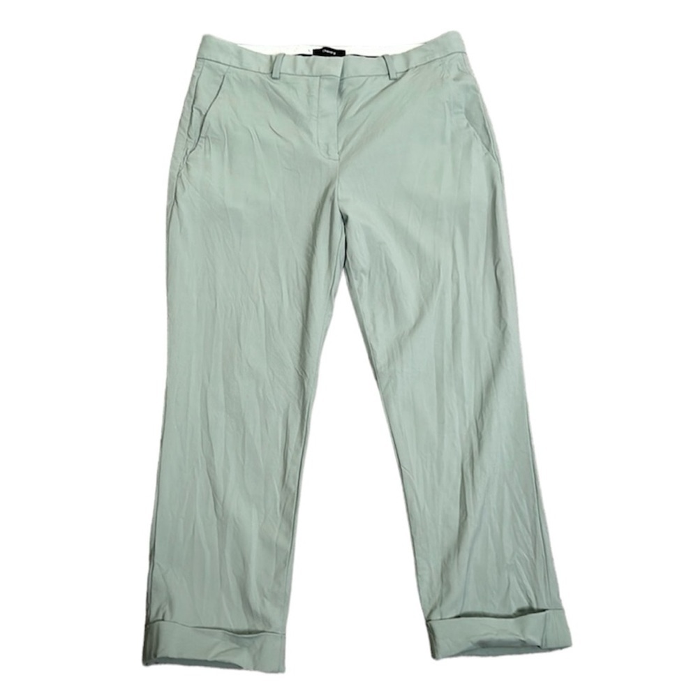 Theory sage green wool pants size 6